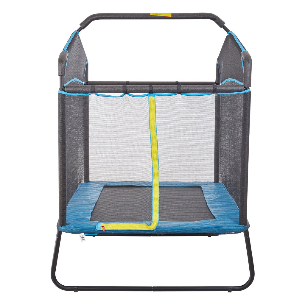 VEVOR 6FT Kids Trampoline with Safety Net
