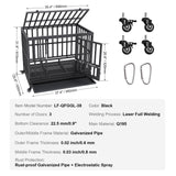Heavy Duty 38 in Metal Dog Crate