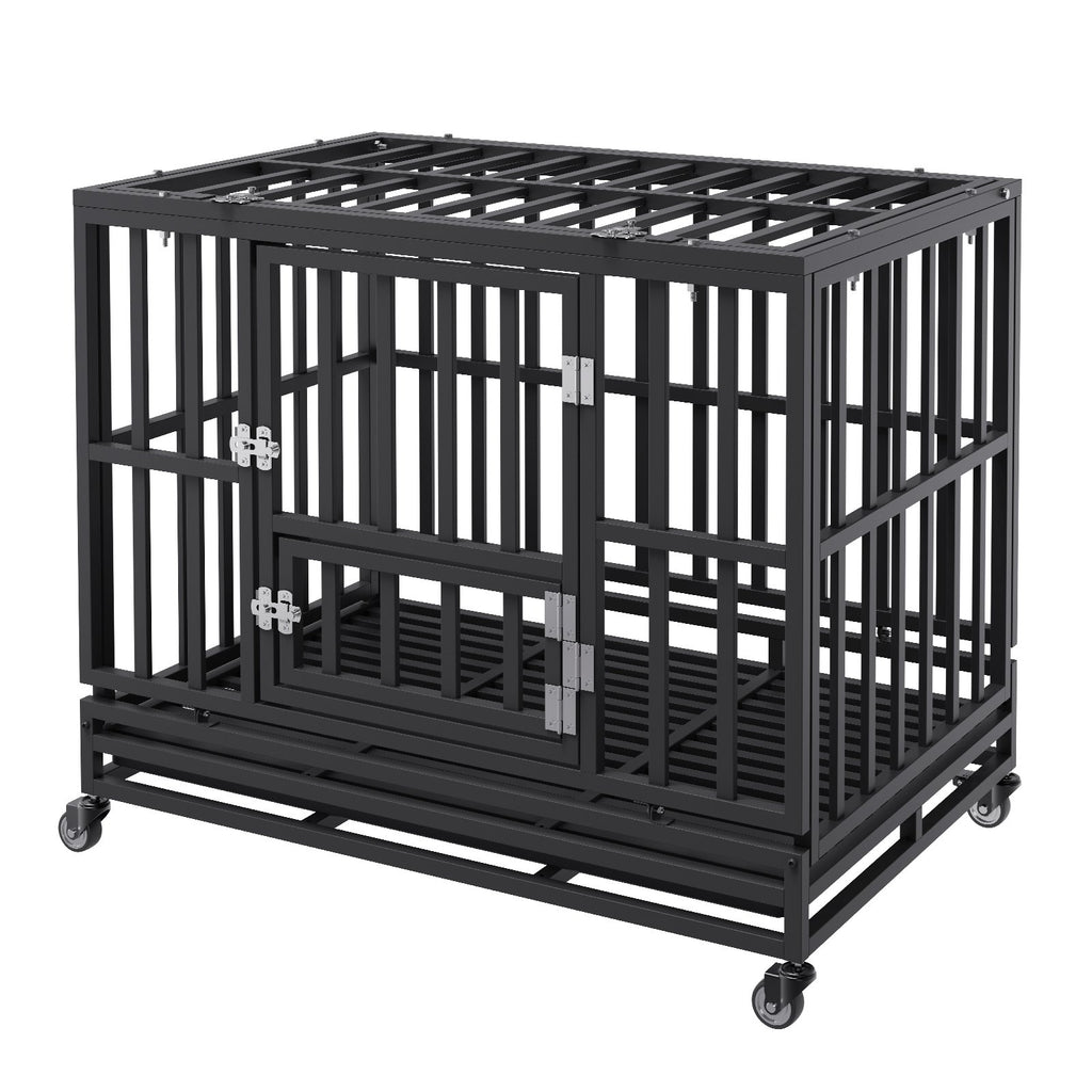 Heavy Duty 38 in Metal Dog Crate