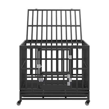 Heavy Duty 38 in Metal Dog Crate