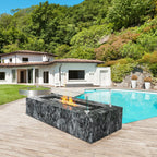 Clear Tempered Glass Wind Guard for Fire Pit