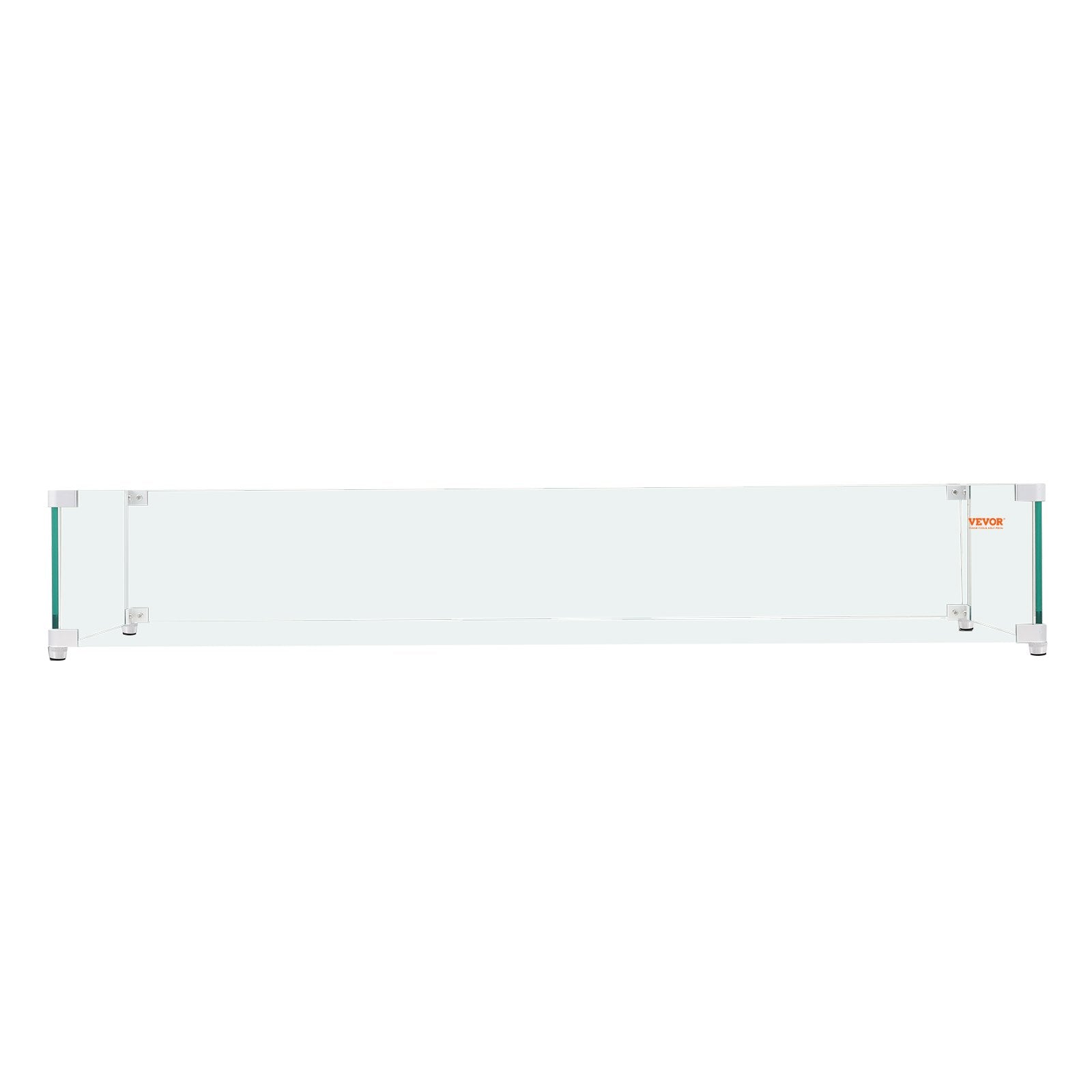 Clear Tempered Glass Wind Guard for Fire Pit