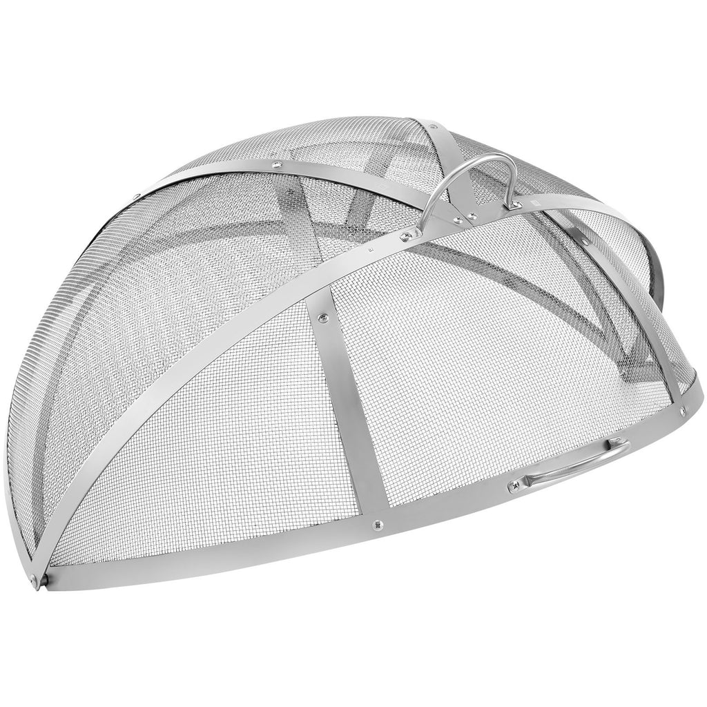 40" Stainless Steel Firepit Spark Screen Lid