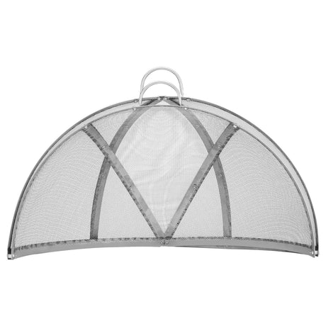 30" Stainless Steel Firepit Spark Screen Lid