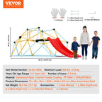 VEVOR 8FT Geometric Climbing Dome with Slide