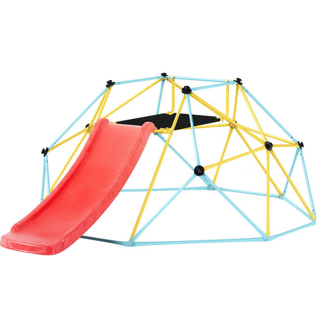VEVOR 8FT Geometric Climbing Dome with Slide