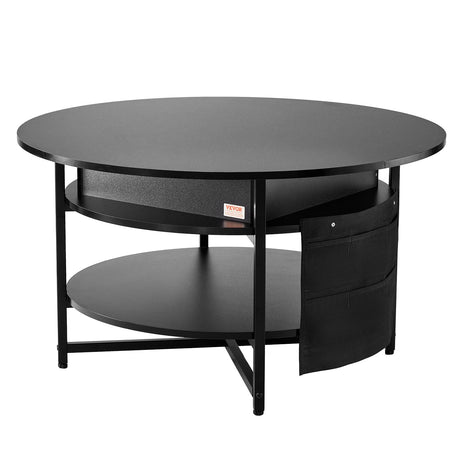VEVOR Adjustable Lift Top Black Coffee Table