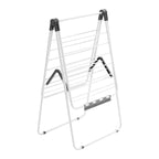 2-Tier Foldable Clothes Drying Rack with Clips