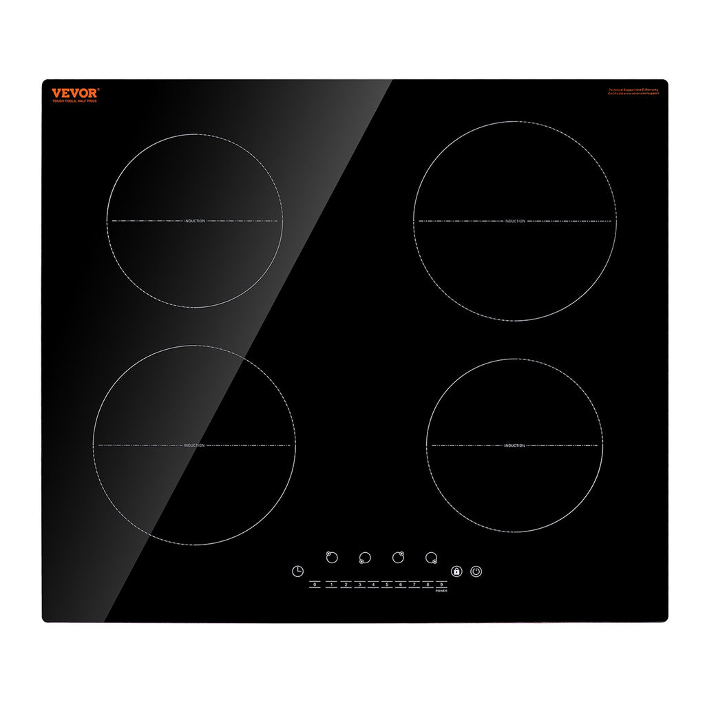 6000W 4 Burner Induction Cooktop with Touch Control