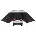 VEVOR Vehicle Awning, Large 10' x 7' Shade Coverage Car Side Awning, PU2000mm UV50+ Car Awning with Extended Side Canopies and Portable Storage Bag, Suitable for Truck, SUV, Van, Campers