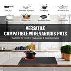 Built-in Electric Radiant Ceramic Cooktop 4 Burners