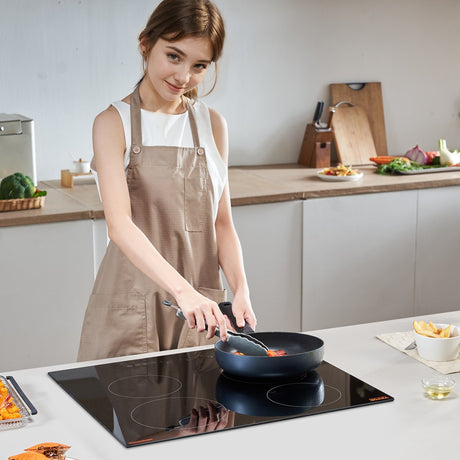 Built-in Electric Radiant Ceramic Cooktop 4 Burners