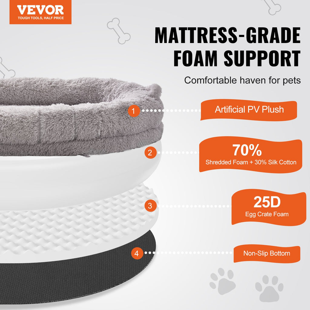 VEVOR Cozy Human Dog Bed - Washable & Versatile