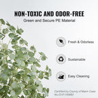 VEVOR Artificial Eucalyptus Tree, 15.2cm Tall Faux Plant, Secure PE Material & Anti-Tip Tilt Protection Low-Maintenance Plant, Lifelike Green Fake Potted Tree for Home Office Decor Indoor Outdoor