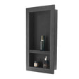 VEVOR Shower Niche 40.6 x 71.1 x 10.2 cm Recessed Wall Shelf for Bathroom