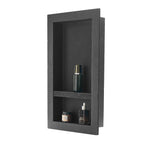 VEVOR Shower Niche 40.6 x 71.1 x 10.2 cm Recessed Wall Shelf for Bathroom