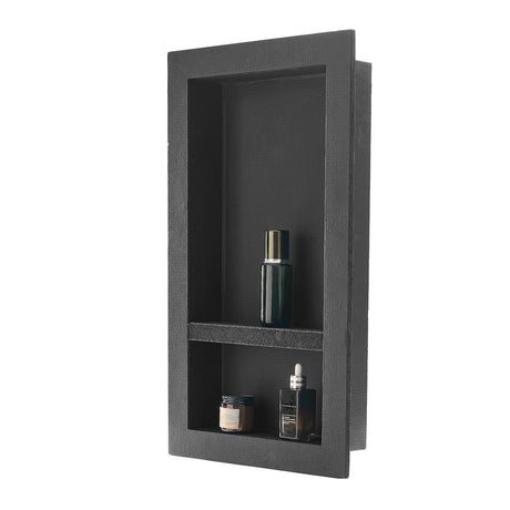 VEVOR Shower Niche 40.6 x 71.1 x 10.2 cm Recessed Wall Shelf for Bathroom