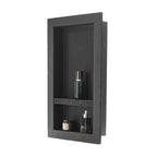 VEVOR Shower Niche 40.6 x 71.1 x 10.2 cm Recessed Wall Shelf for Bathroom