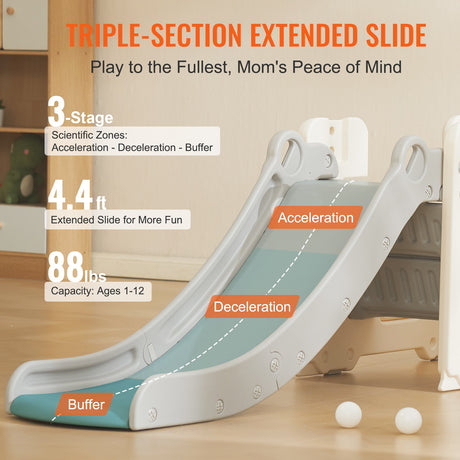 VEVOR Toddler Slide and Playset