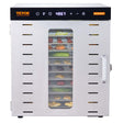 VEVOR 10 Trays Food Dehydrator Machine Stainless Steel 1000W Jerky Fruit Drying