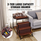 VEVOR Medium Pet Bunk Bed with Storage