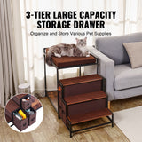 VEVOR Medium Pet Bunk Bed with Storage