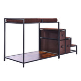 VEVOR Medium Pet Bunk Bed with Storage