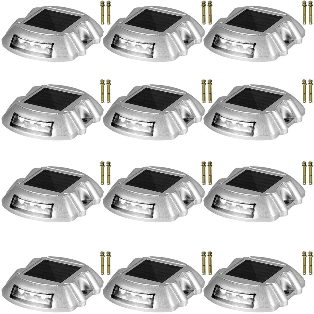 VEVOR Solar Driveway Lights 12-Pack