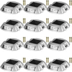 VEVOR Solar Driveway Lights 12-Pack