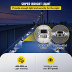 VEVOR Solar Driveway Lights 12-Pack