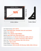 VEVOR 16 ft Inflatable Movie Screen - Portable & Easy Setup