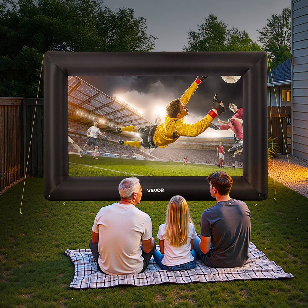 VEVOR 16 ft Inflatable Movie Screen - Portable & Easy Setup