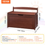 VEVOR Cherry Kids Toy Storage Bench