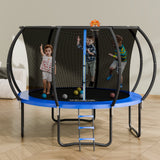 VEVOR 10FT Heavy Duty Trampoline with Enclosure