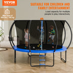 VEVOR 3.66m Heavy Duty Trampoline with Enclosure