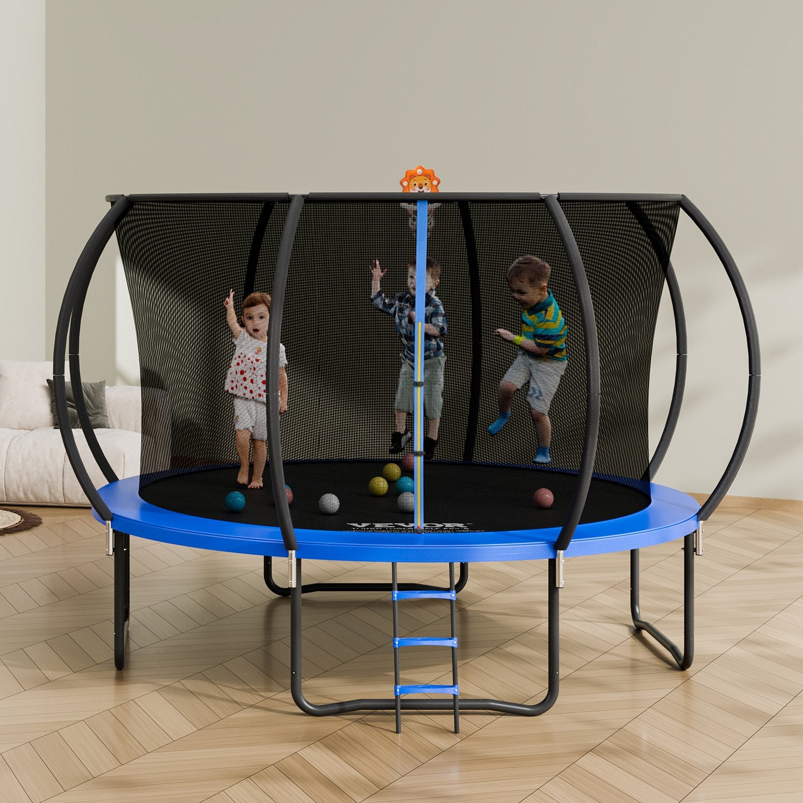 VEVOR 3.66m Heavy Duty Trampoline with Enclosure