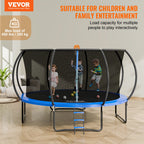 VEVOR 14FT Heavy Duty Trampoline with Enclosure