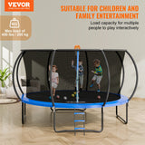 VEVOR 14FT Heavy Duty Trampoline with Enclosure