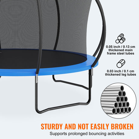 VEVOR 14FT Heavy Duty Trampoline with Enclosure