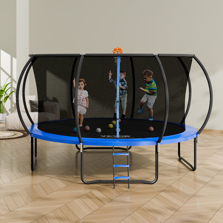 VEVOR 14FT Heavy Duty Trampoline with Enclosure