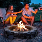 Round High-Temperature Steel Fire Pit Ring
