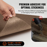 Self-Adhesive Luxury Carpet Tiles - Dark Brown