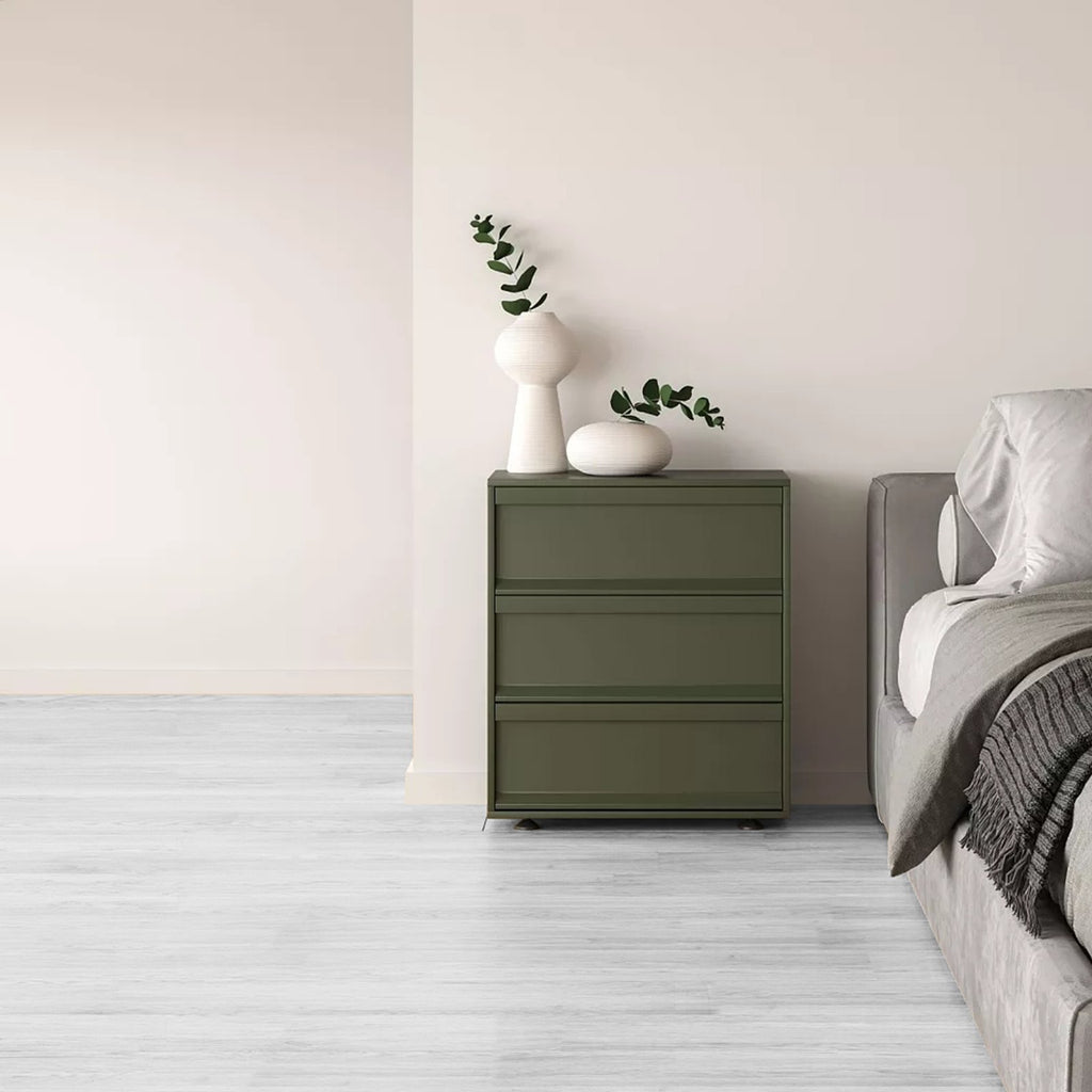 Light Gray Wood Grain Peel & Stick Tiles