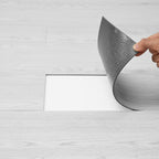 Light Gray Wood Grain Peel & Stick Tiles