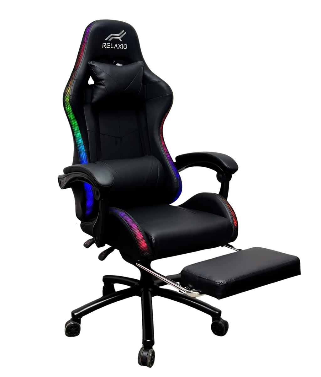 Ergonomic Gaming Chair with LED Lights