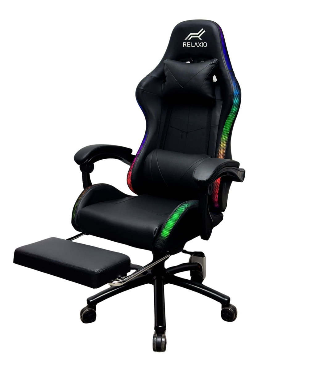 Ergonomic Gaming Chair with LED Lights