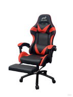 Ergonomic Gaming Chair with Headrest and Footrest