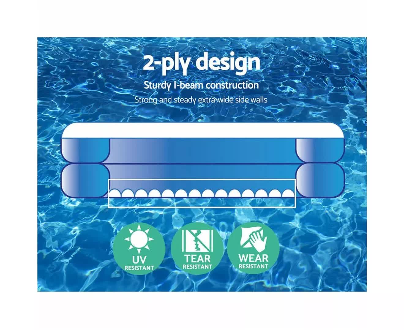 Bestway Blue Rectangular Family Pool 2.62m x 1.75m