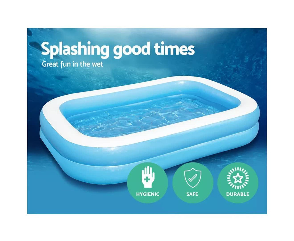 Bestway Blue Rectangular Family Pool 2.62m x 1.75m