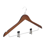 Cherry Wood Cloth Hanger with Clips